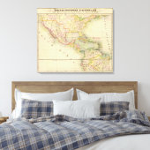 Assembly Map of America Canvas Afdruk (Insitu (Slaapkamer))