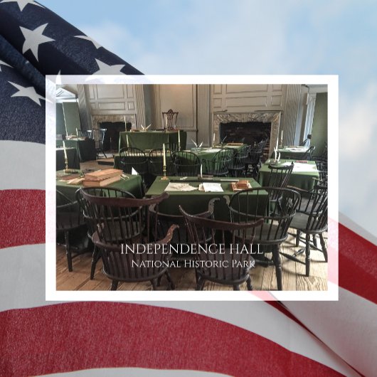Assembly Room, Independence Hall, Philadelphia Pos Briefkaart