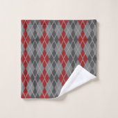 Assen en Embers Argyle Handdoek Set (Wasdoekje)