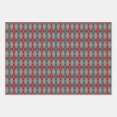 Assen en Embers Argyle Wrapping Paper Set (Voorkant 3)