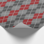 Assen en Embers Argyle Wrapping Papier (Hoek)