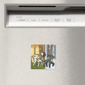 Assepelt- en sorrelstaartmagneet magneet (Insitu (Vaatwasser))