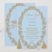 Assepoester bedankje bedankkaart (Voorkant / Achterkant)