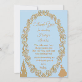 Assepoester bedankje bedankkaart