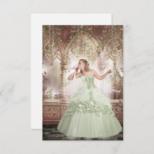 Assepoester Bedankkaart (Voorkant / Achterkant)