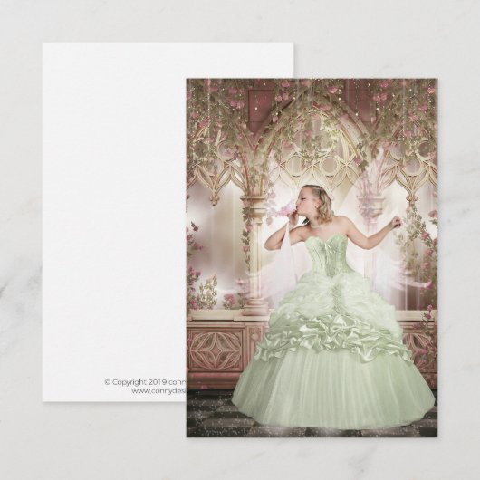 Assepoester Bedankkaart (Voorkant / Achterkant)