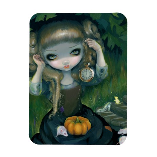 "Assepoester bij middernacht" Flex Magnet Magneet (Verticaal)