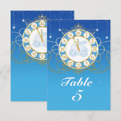 Assepoester Bijna Middenacht Blauwe Tafel Nummerka Kaart (Voorkant / Achterkant)