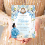 Assepoester Blauw Koningszoet Zestien Prinses Kaart<br><div class="desc">Een sprookjesachtige droom komt uit. Uw speciale dag verdient een zeer speciaal uitnodigingsontwerp. Ik heb zoveel tijd en zorg besteed aan het ontwerpen van deze uitnodiging en ik ben er verliefd op. Ik hoop dat jij dat ook bent! Deze Assepoester uitnodiging beschikt over zoveel kleine luxe accenten perfect voor uw...</div>