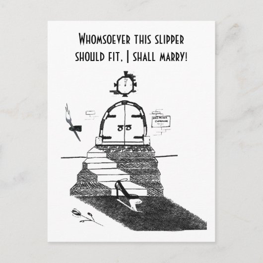 Assepoester Briefkaart (Voorkant)