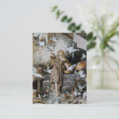  Assepoester Briefkaart (Staand voorkant)