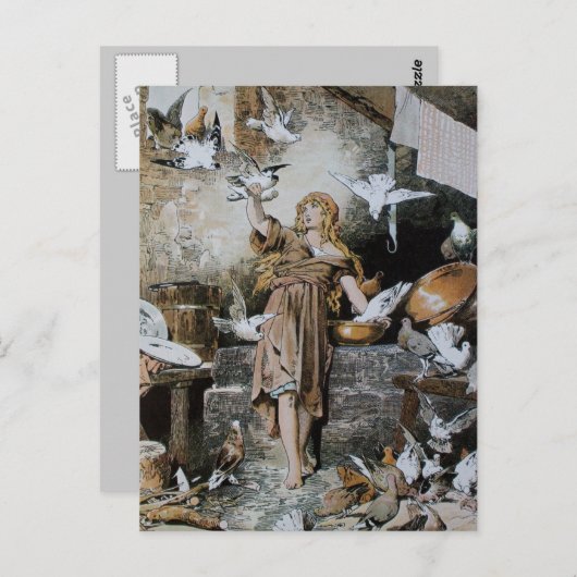  Assepoester Briefkaart (Voorkant / Achterkant)