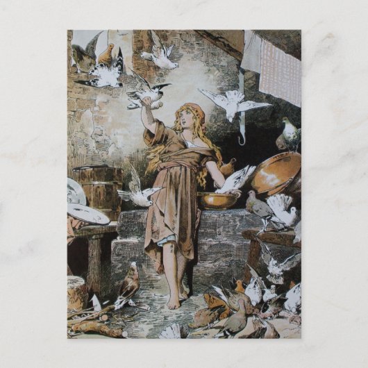  Assepoester Briefkaart (Voorkant)