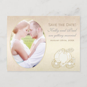 Assepoester bruiloft Datum Foto Briefkaart