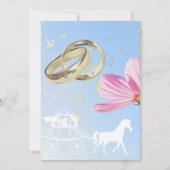 Assepoester bruiloft kaart (Voorkant)