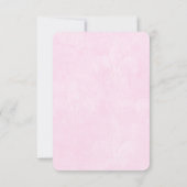 Assepoester Carriage Pink Storybook Bedankt Card (Achterkant)