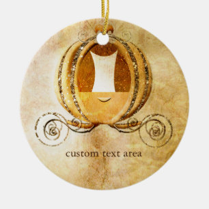Assepoester Carriage Princess Ornament