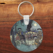 Assepoester Coach door Edmund Dulac-Sleutelhanger Sleutelhanger (Voorkant)