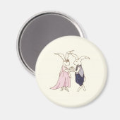 Assepoester dansen magneet (Voorkant / Achterkant)