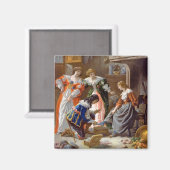 Assepoester die op de Slipper tikt Magneet (Voorkant / Achterkant)