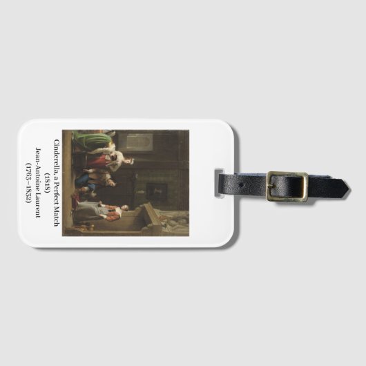 Assepoester, een perfecte match (1818) bagagelabel (Voorkant (horizontaal))