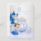 Assepoester Eens Op Een Tijd Prinses Verjaardag Kaart (Voorkant)