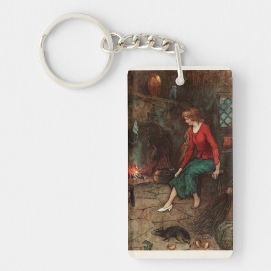 Assepoester en de glazen slipper sleutelhanger (Voorkant)