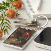 Assepoester en de glazen slipper sleutelhanger (Voorkant Rechts)