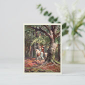 Assepoester en de Prins, 1907,  stijl Briefkaart (Staand voorkant)