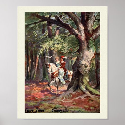Assepoester en de Prins, 1907,  stijl Poster (Voorkant)