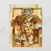 Assepoester en de schaamte. briefkaart (Voorkant / Achterkant)