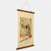 Assepoester en haar feeënmoeder hangend wandkleed (Gebogen)