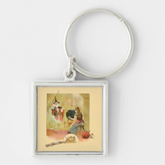 Assepoester en haar Goede Fee Sleutelhanger (Voorkant)