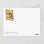 Assepoester en haar moeder van haar familie briefkaart (Achterkant)