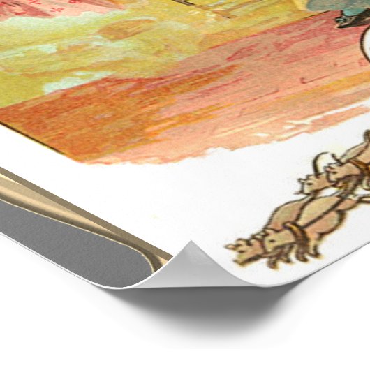 Assepoester en haar moeder van haar familie poster (Hoek)