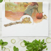 Assepoester en haar moeder van haar familie theedoek (Gevouwen)