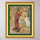 Assepoester en haar prins ~ Bij de bal ~ 1912 ~ Poster (Voorkant)