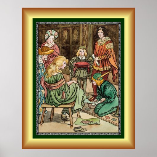 Assepoester en haar prins ~ Proberen op de dipper Poster (Voorkant)