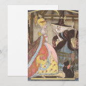 Assepoester en keiharde godmoeder,  feiharde schil kaart (Voorkant / Achterkant)