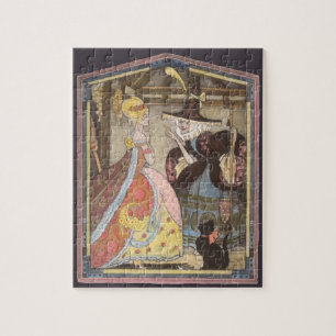 Assepoester en keiharde godmoeder,  feiharde schil legpuzzel