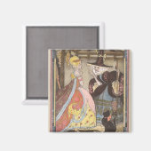 Assepoester en keiharde godmoeder,  feiharde schil magneet (Voorkant / Achterkant)