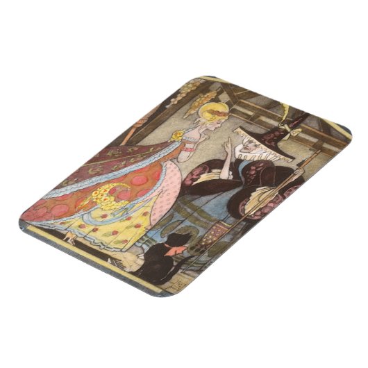 Assepoester en keiharde godmoeder,  feiharde schil magneet (Linkerzijde)