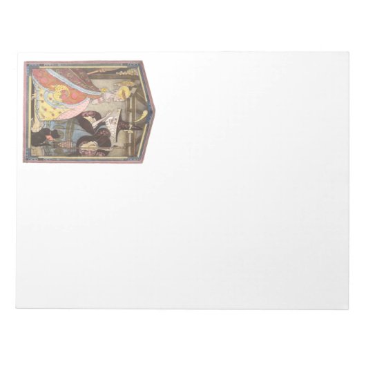 Assepoester en keiharde godmoeder, feiharde schil notitieblok (Voorkant)