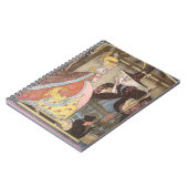 Assepoester en keiharde godmoeder,  feiharde schil notitieboek (Linkerzijde)