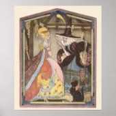 Assepoester en keiharde godmoeder,  feiharde schil poster (Voorkant)