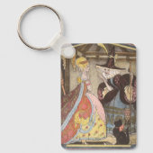 Assepoester en keiharde godmoeder,  feiharde schil sleutelhanger (Voorkant)