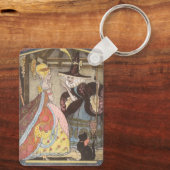 Assepoester en keiharde godmoeder,  feiharde schil sleutelhanger (Achterkant)