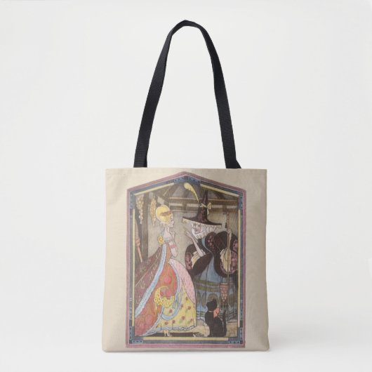 Assepoester en keiharde godmoeder, feiharde schil tote bag (Voorkant)