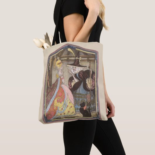 Assepoester en keiharde godmoeder, feiharde schil tote bag (Dichtbij)