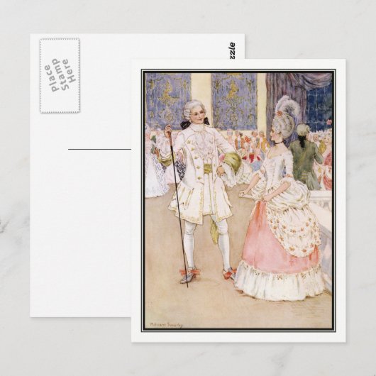 Assepoester en Prins van Millicent Sowerby Briefkaart (Voorkant / Achterkant)